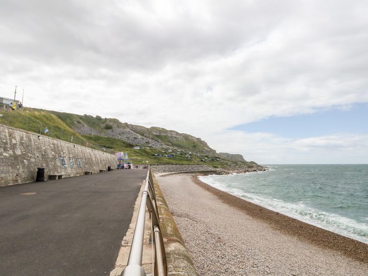 Above Chesil Beach looking towards Weymouth - Dorset coast…