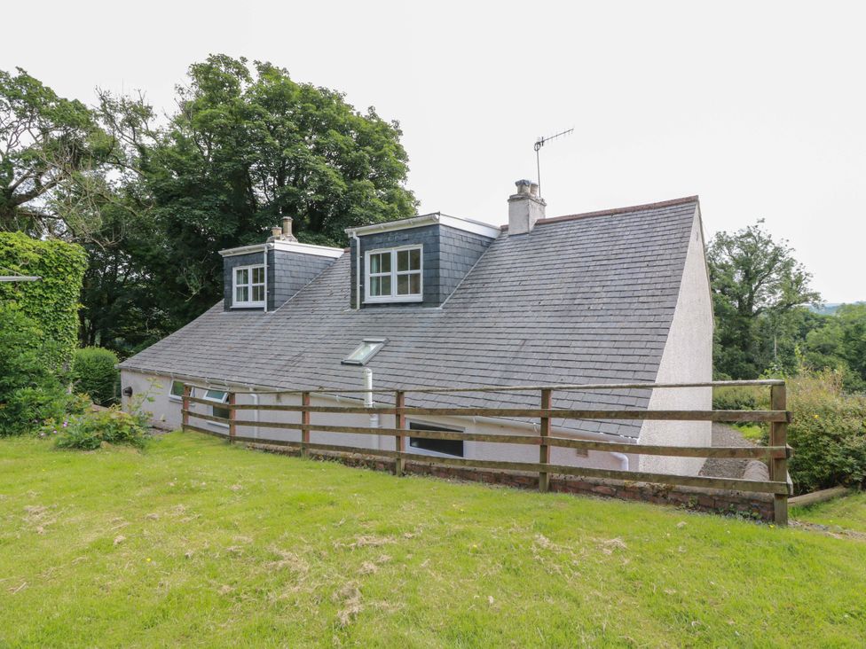 A house with a fenced garden at Cairnhill in Girvan