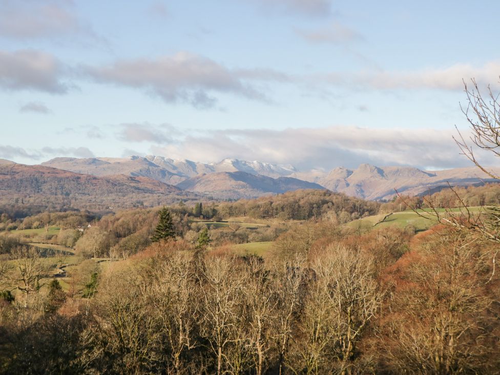 A scenic view of mountains and hills at Heights View