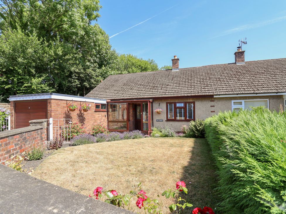 A house with garden and garage at Hillcrest in Cefn Mawr near Chirk