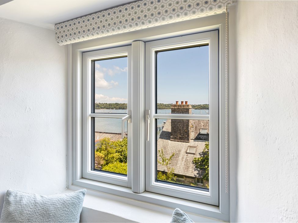 A window with a view of the outdoors at 3 Glendale Cottages Dittisham near Dartmouth