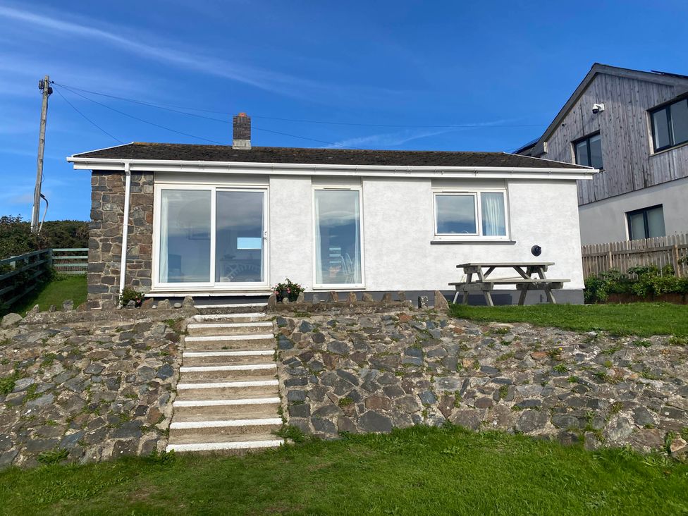 A house with steps leading up to it at Valley High in Solva