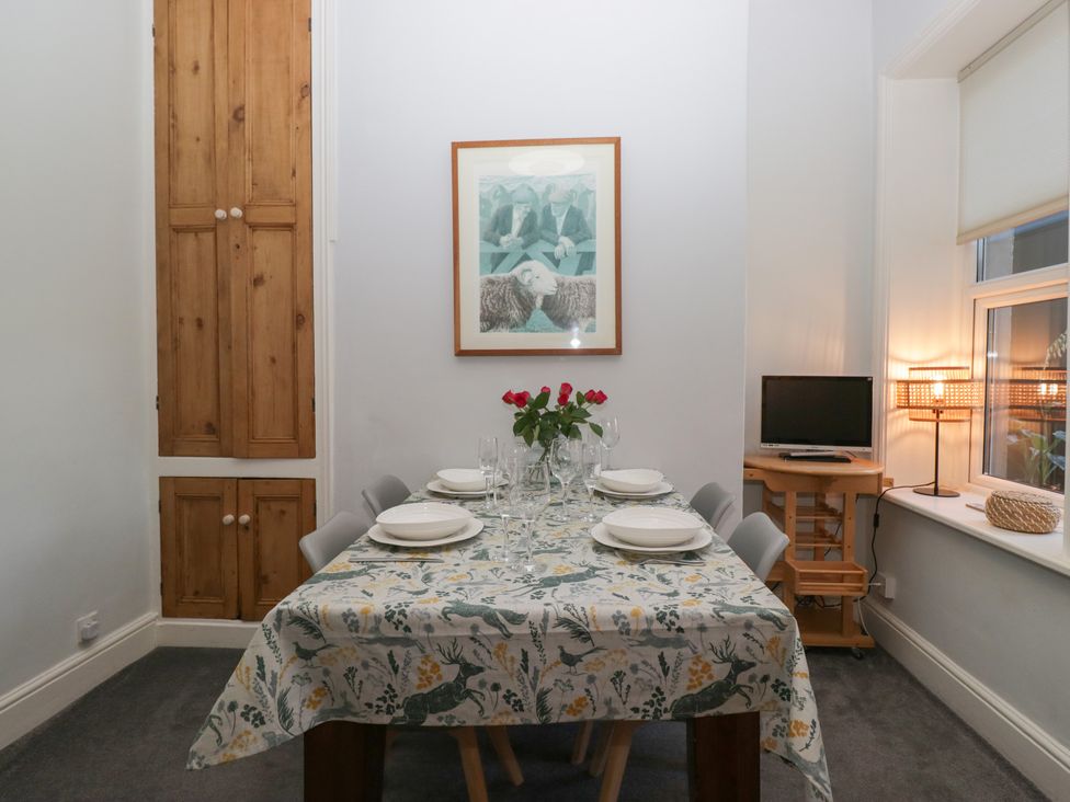 A dining room with a table and chairs at Number Thirty-Nine in Ulverston