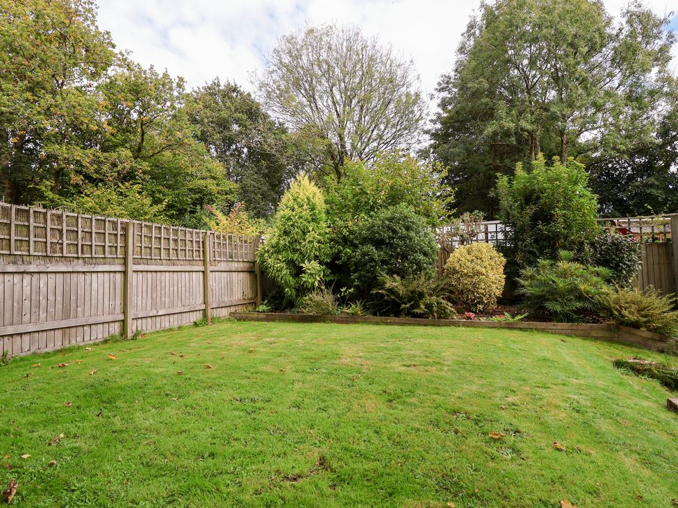 A garden with grass and trees at Tregona in Buckland Monachorum near Yelverton