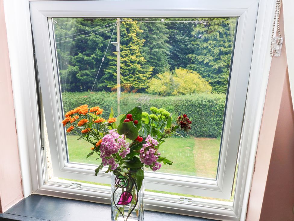 A window with flowers in a vase at 4 Ford Street Lanchester