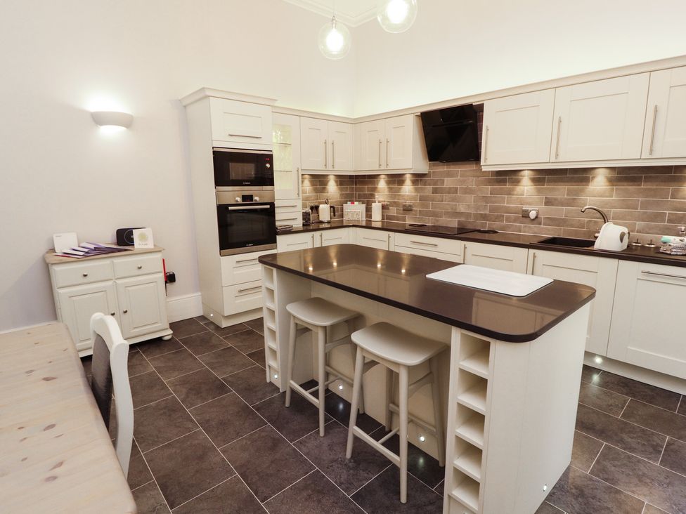 A kitchen with counters and appliances at South View in Keswick