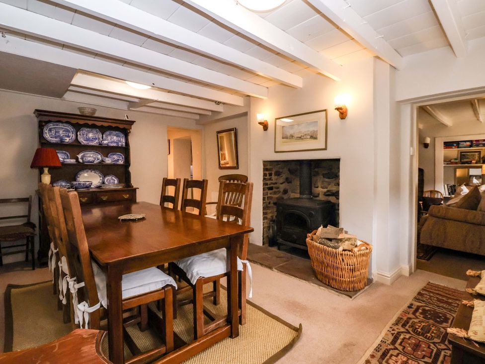 A dining room with a table and chairs at Dunning, The Mount in York