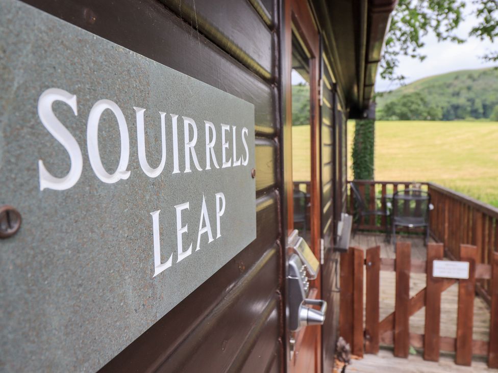An entrance view of Squirrels Leap at Number 29, Burnside Park near Keswick