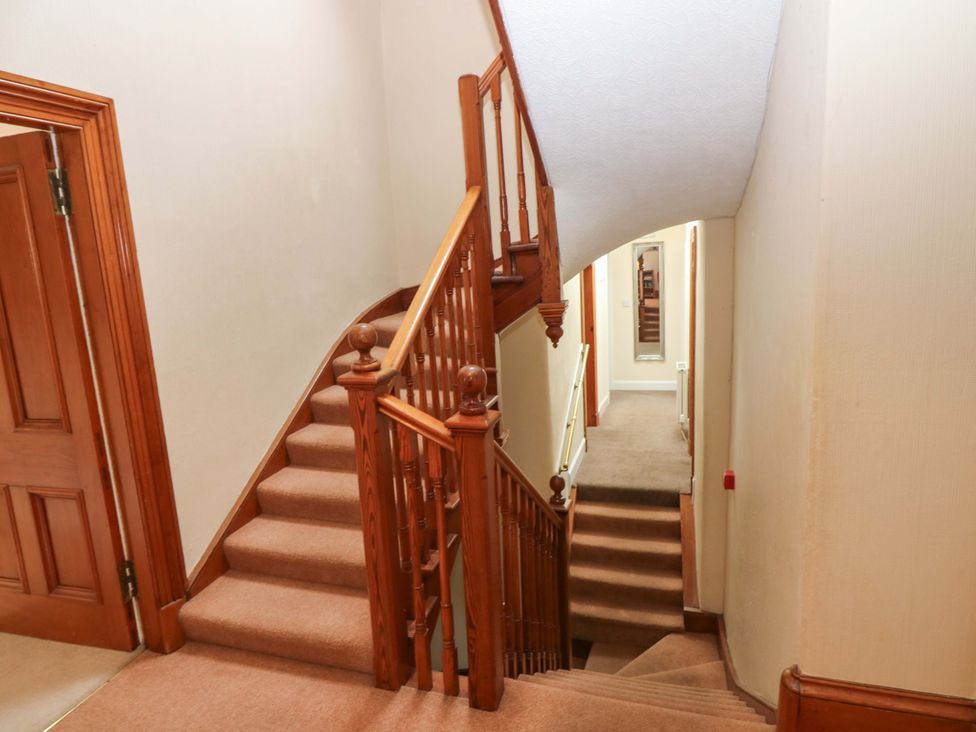 A staircase leading to an upper floor in Tayview, Killin
