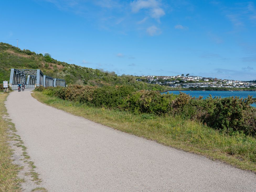 A bridge over a waterway at Trelowen in St Issey near Padstow