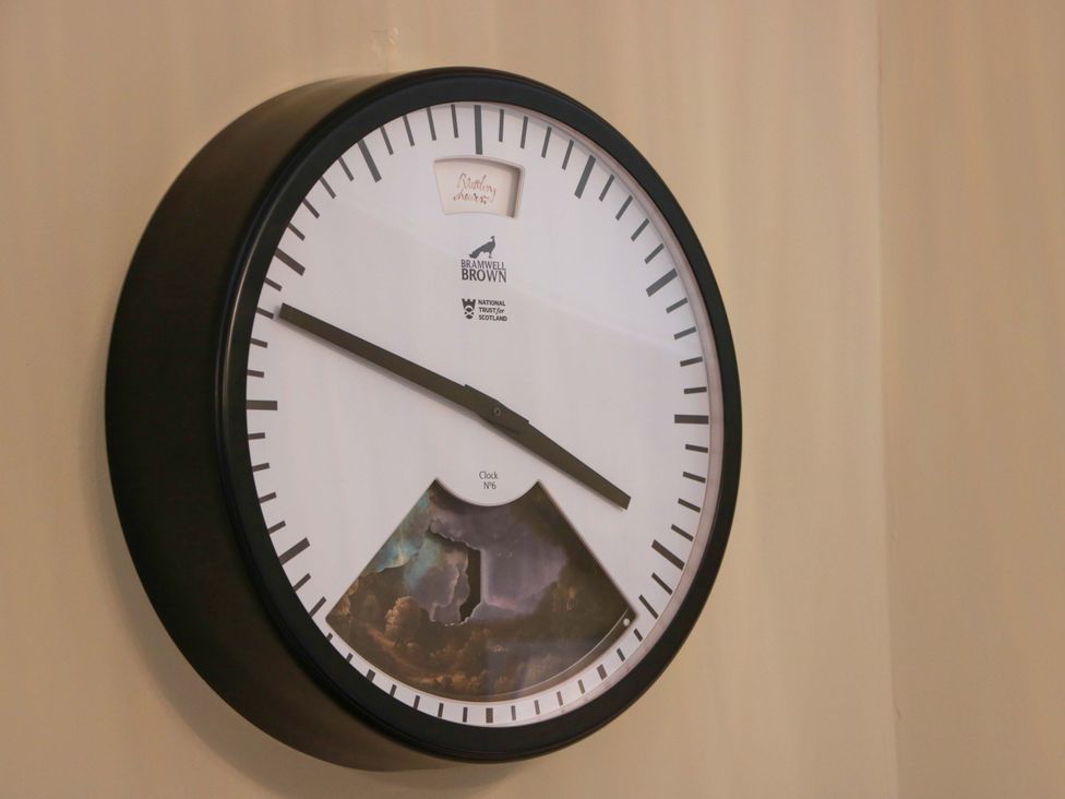 A wall clock located at Clocktower - Culzean Castle, Maybole