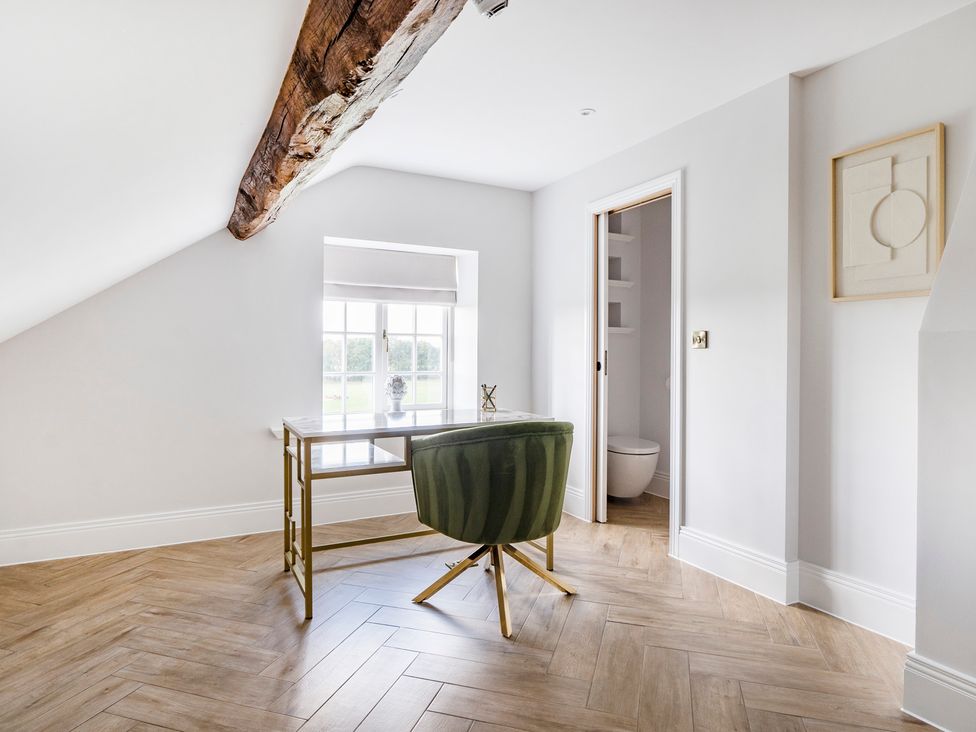 An office with a desk and chair at Otherton Hall in Penkridge