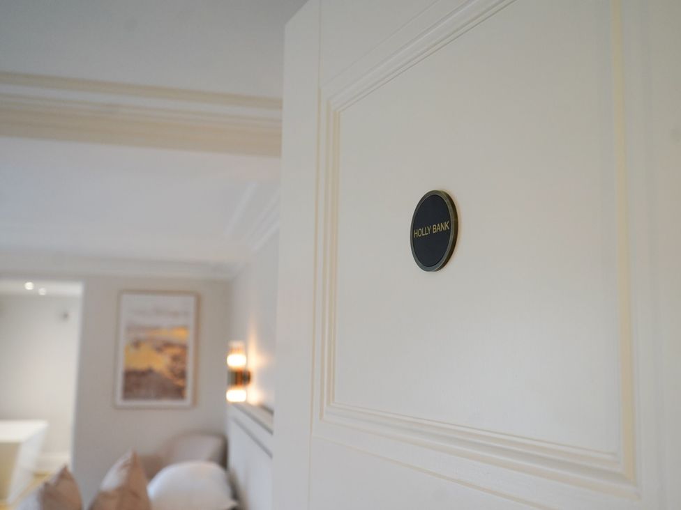 A door with a name plate at Otherton Hall in Penkridge