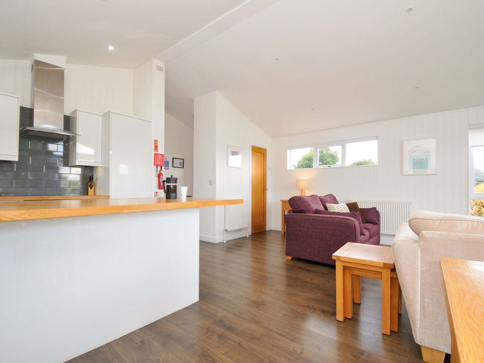 A living room with a sofa and coffee table at 3 Horizon View Dobwalls