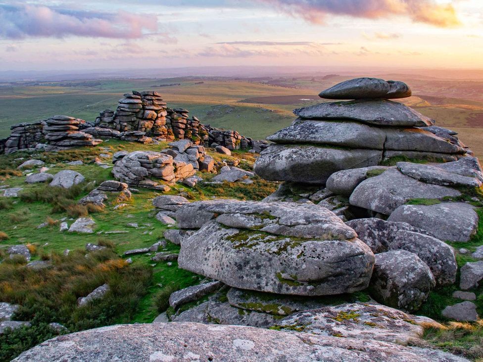 Rock formations on a hillside at 8 Horizon View Dobwalls