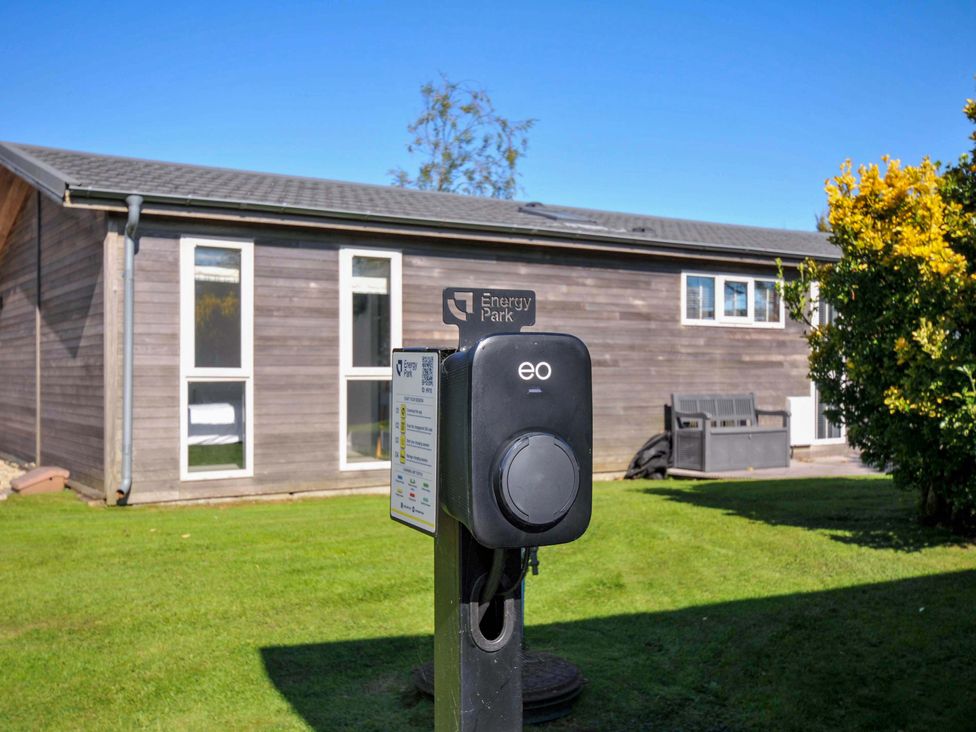 An electric vehicle charging station near a house at 10 Horizon View in Dobwalls