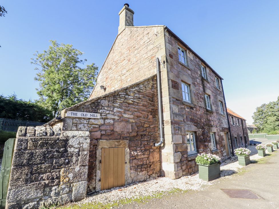 An exterior view of The Old Mill in Lucker