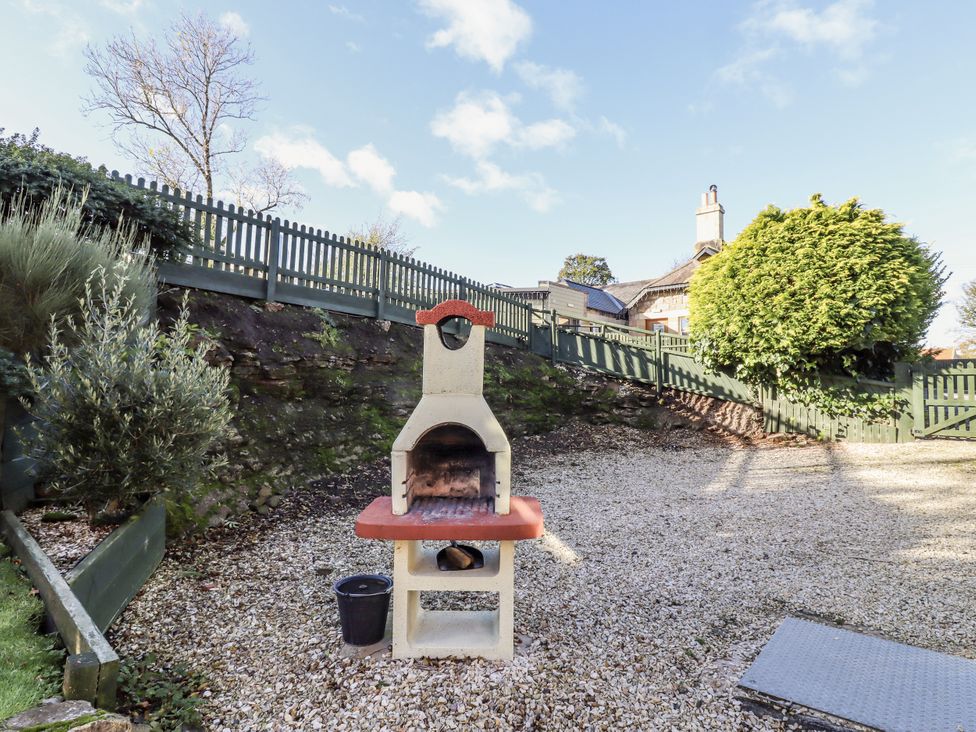 A barbecue in a garden at Millstone in Lucker