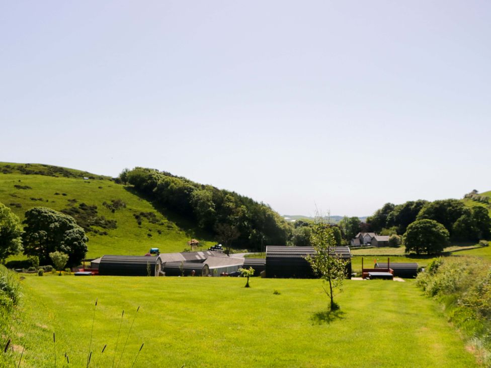 A view of a countryside with buildings and trees at Willow in Ulverston