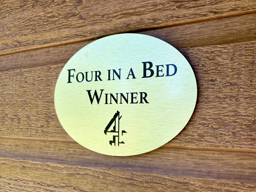 A Four in a Bed winner plaque