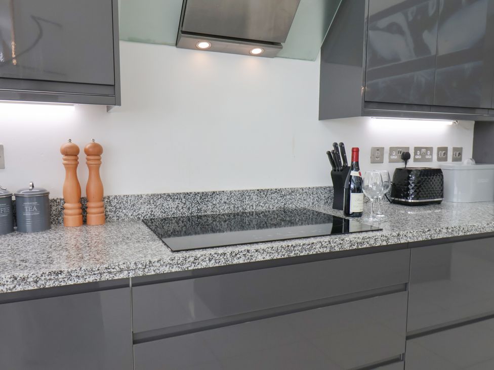 A kitchen with countertop items at Meadow View in Beverley near Walkington