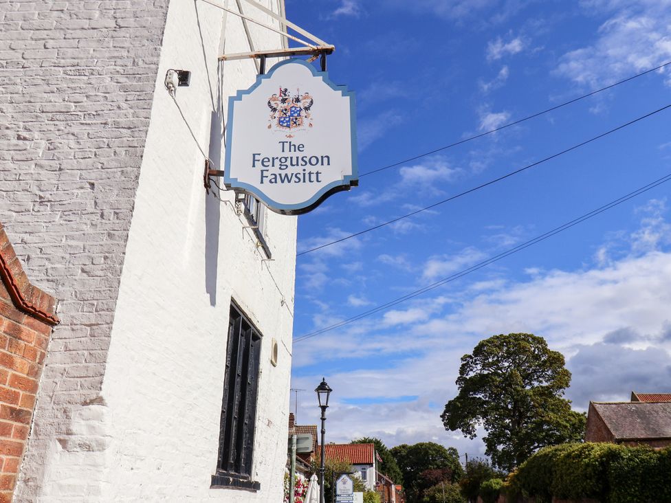 A sign for The Ferguson Fawsitt at Meadow View Beverley near Walkington