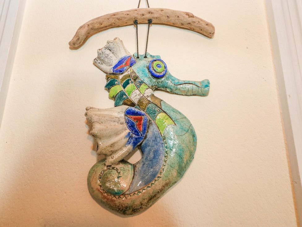 A seahorse decorative wall hanging at Whispering Pines, Durrus, County Cork