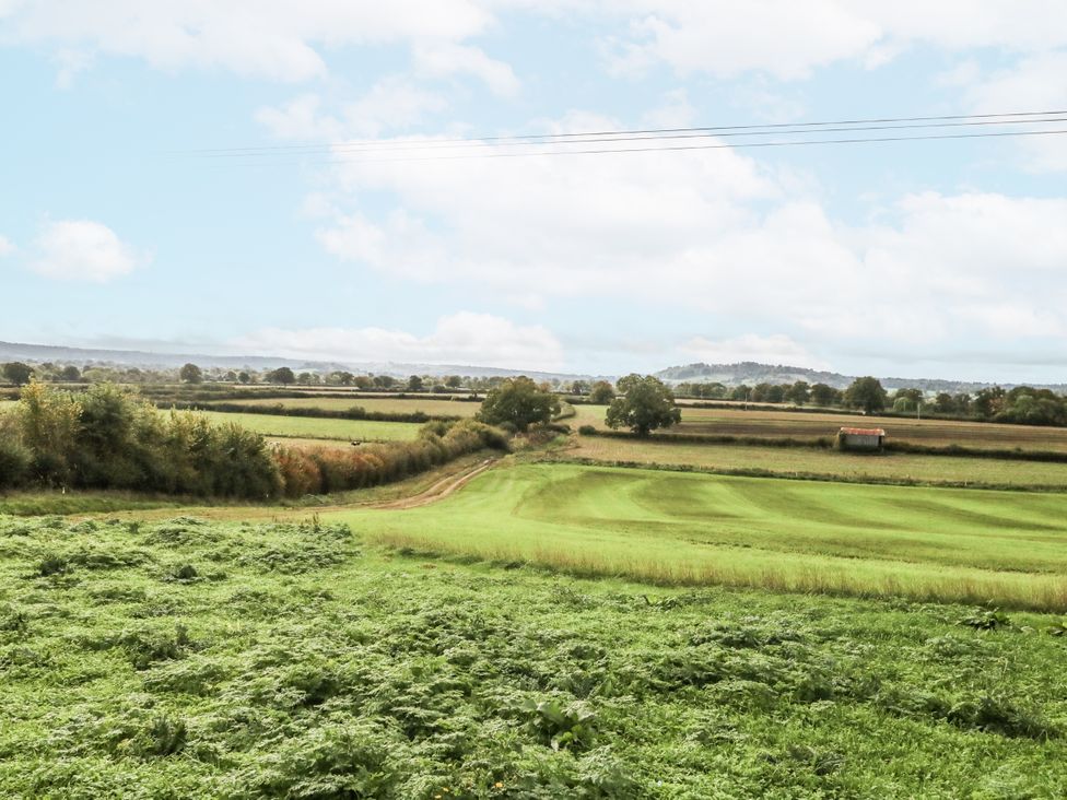 A landscape with fields and paths at Frogwell in Yetminster