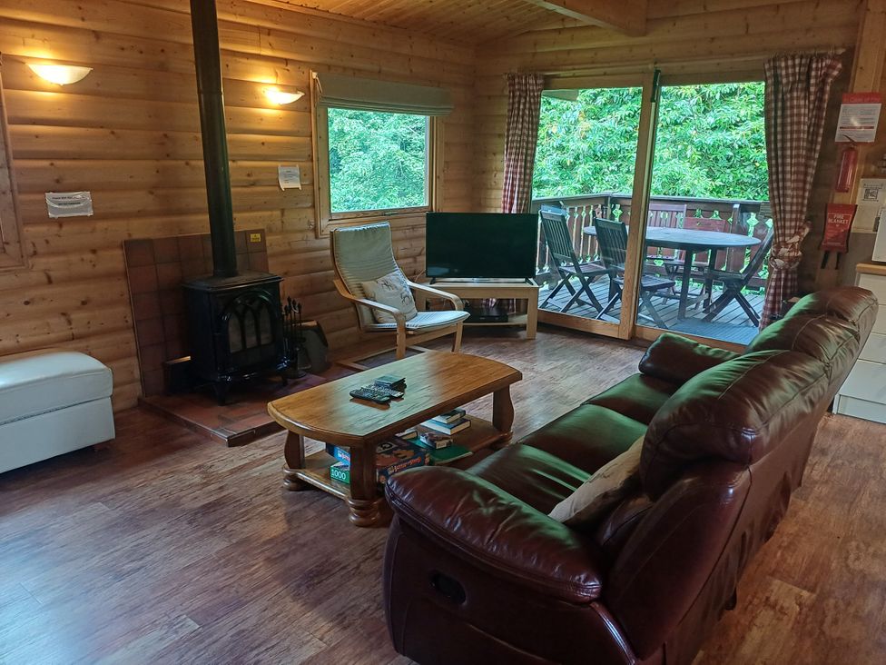 A living room with a sofa and television at 64 Acorn Lodge Kenwick Park Louth