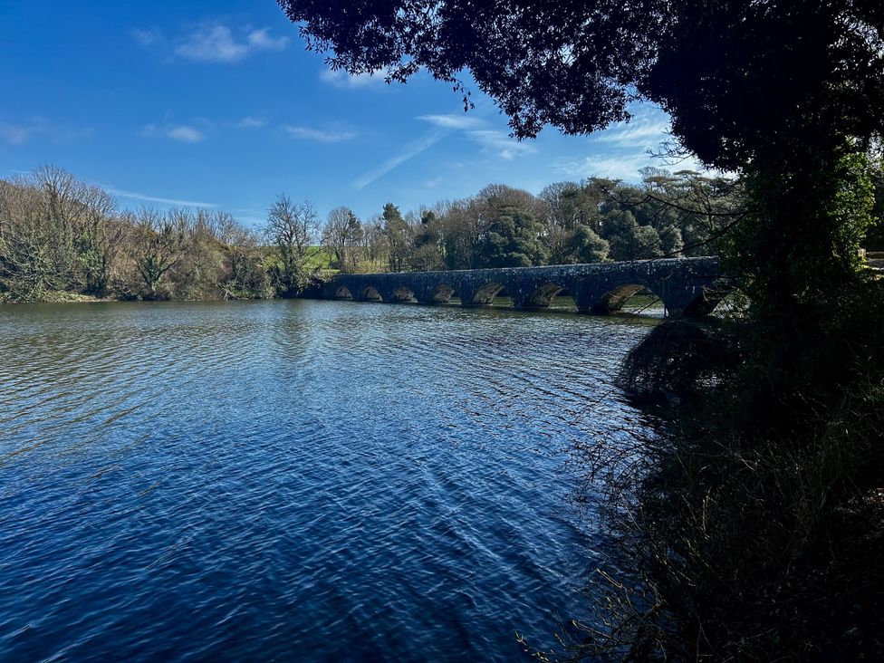 A bridge over water at Tower Cottage near Pembroke