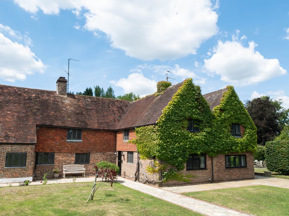 A house with garden and pathway at Gildridge in Whitesmith near East Hoathly