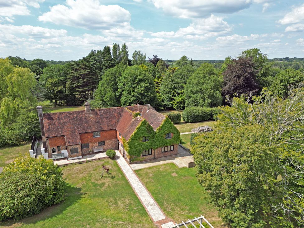 A house with garden and pathway at Gildridge in Whitesmith near East Hoathly