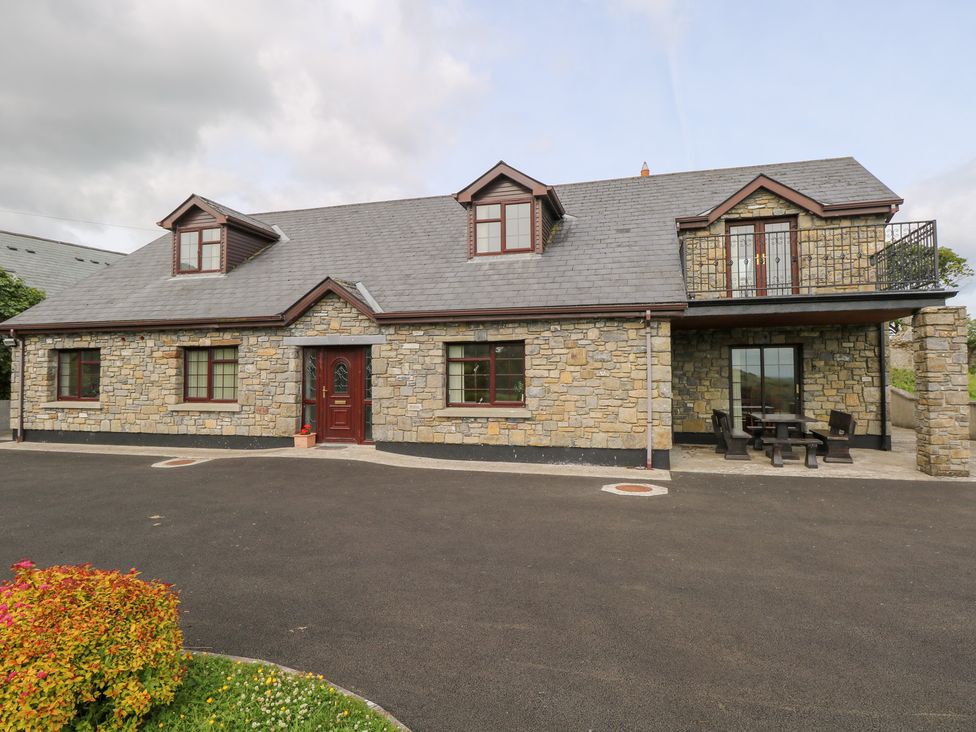 A house with a balcony and terrace at Doonalton House Dromore West County Sligo