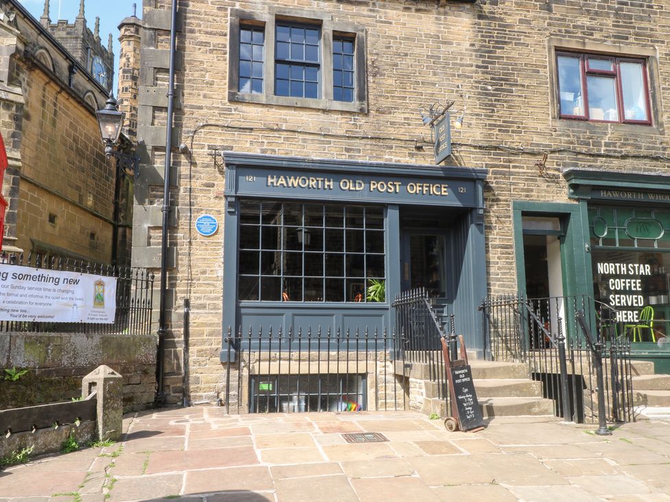 A view of the Haworth Old Post Office in Haworth