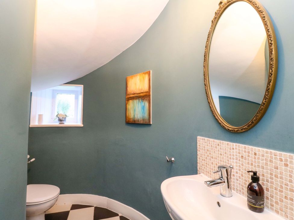 A bathroom with a toilet and sink at Rudha Na Craig in Inveraray