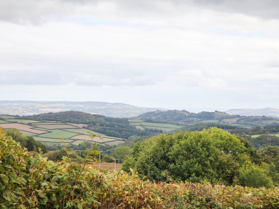 A view of fields and hills at Halshanger Barn Newton Abbot