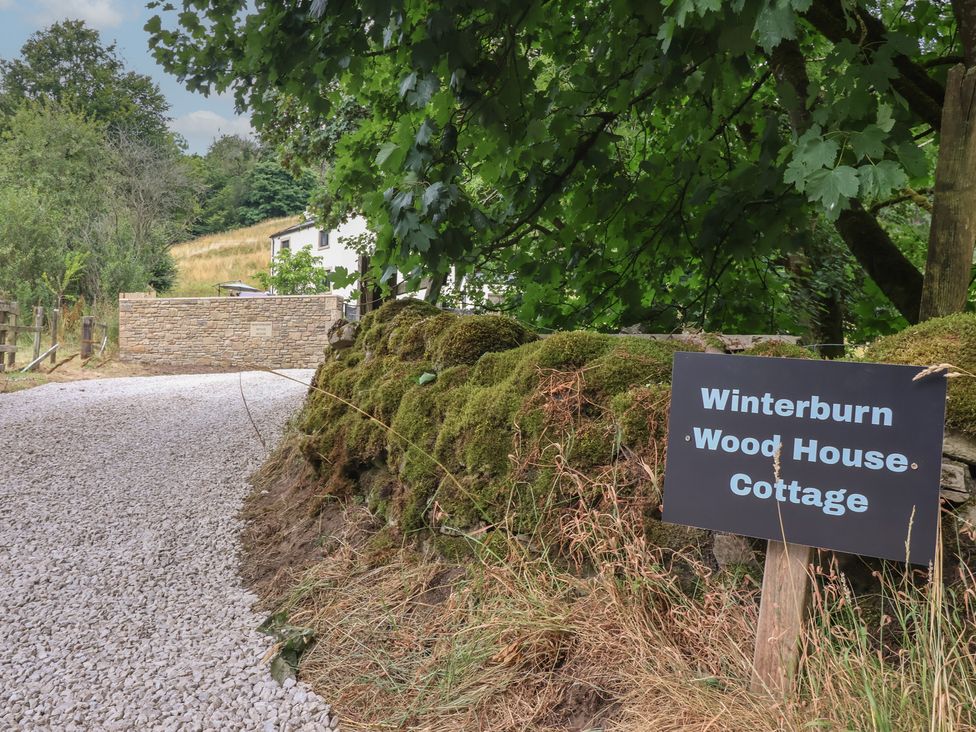 A pathway leading to Wood House Cottage in Winterburn
