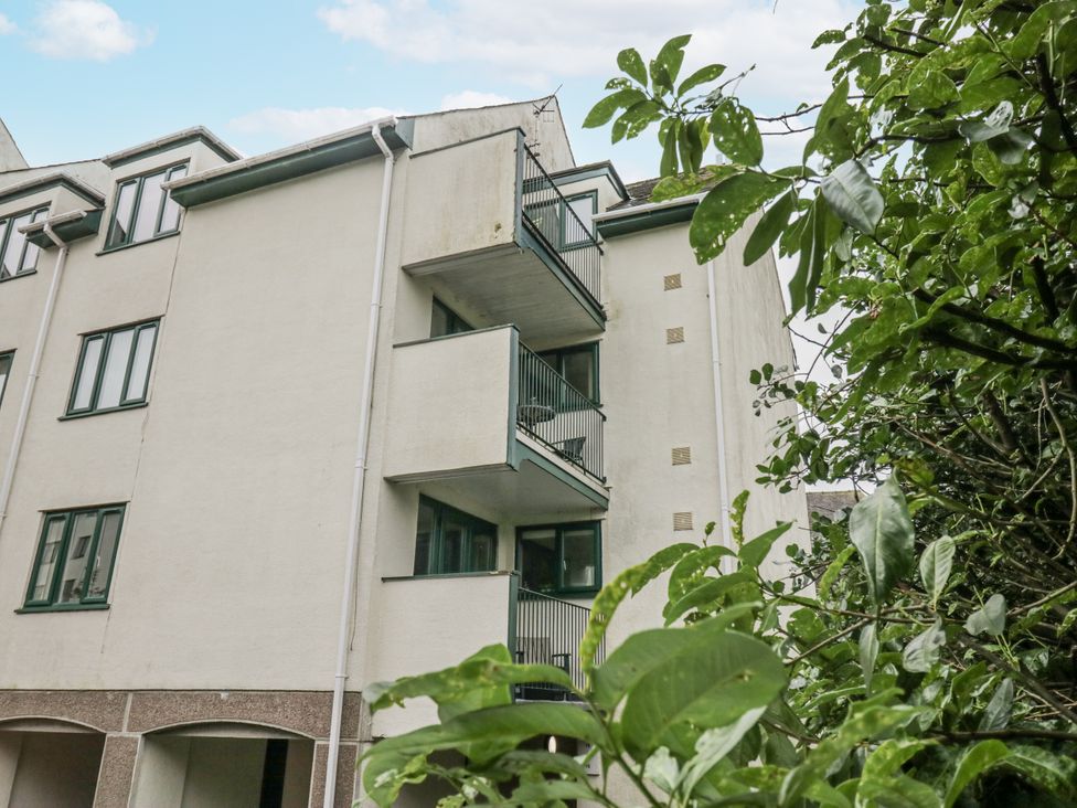 A building with balconies and windows at Claife Flights in Bowness-On-Windermere
