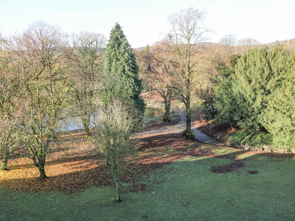 A landscape with trees and a path at Pavilion Suite in Buxton