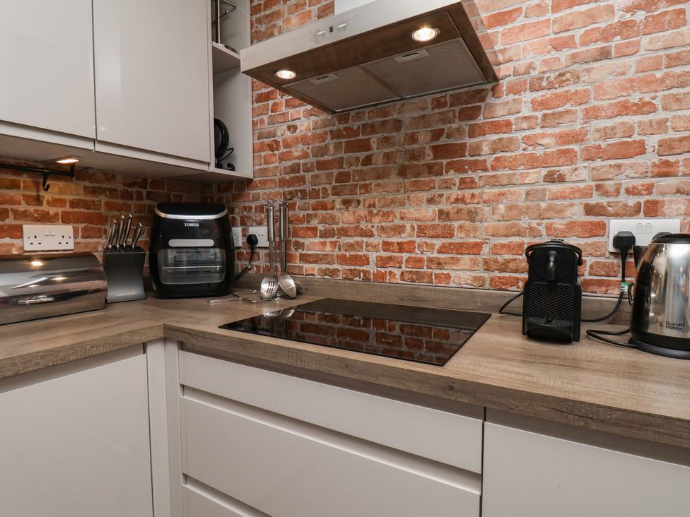 A kitchen with countertop appliances at 7 St. Germains Lane 
