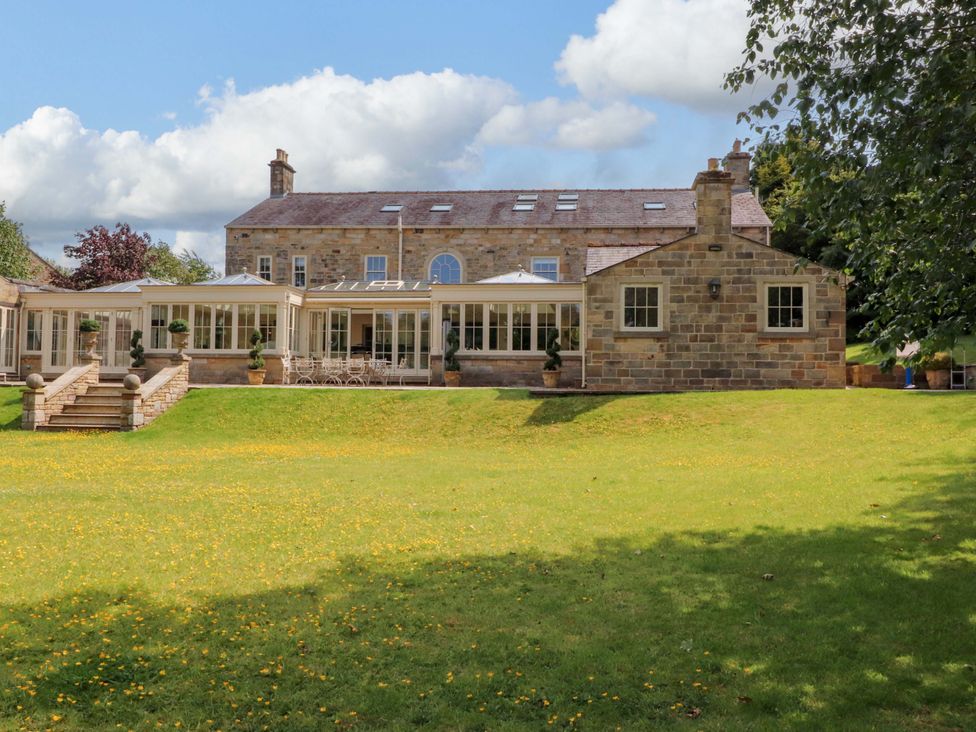 A house with a garden and steps at Laithe House in Burnley