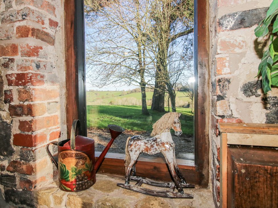 An indoor photo featuring a window with a view at Upper Home Farm near Cardington