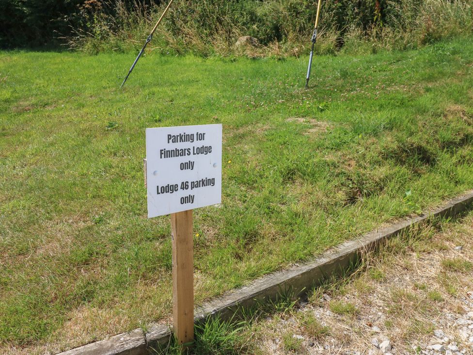 A parking sign indicating Finnbars Lodge parking only at Finnbars Lodge in Richmond