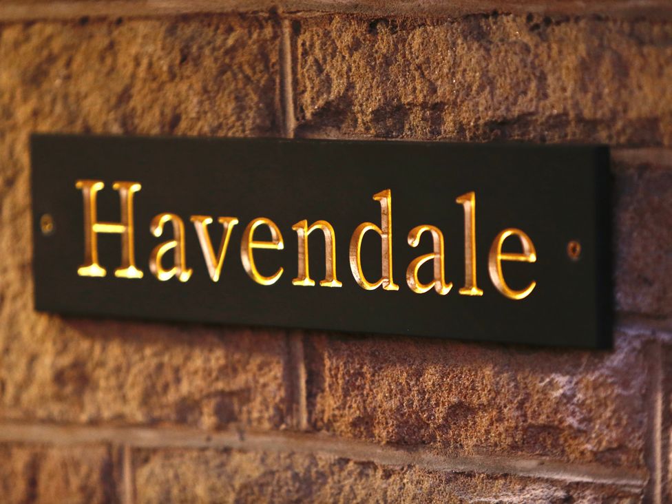 A sign that reads Havendale at Havendale in Chesterfield