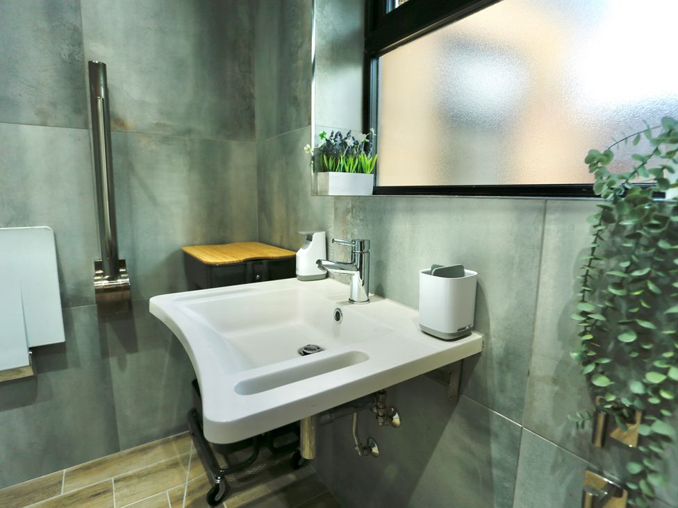 A bathroom with a sink and faucet at Havendale in Chesterfield