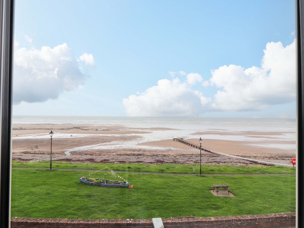 A view of the sea and pier from the property at 2 The Crescent
