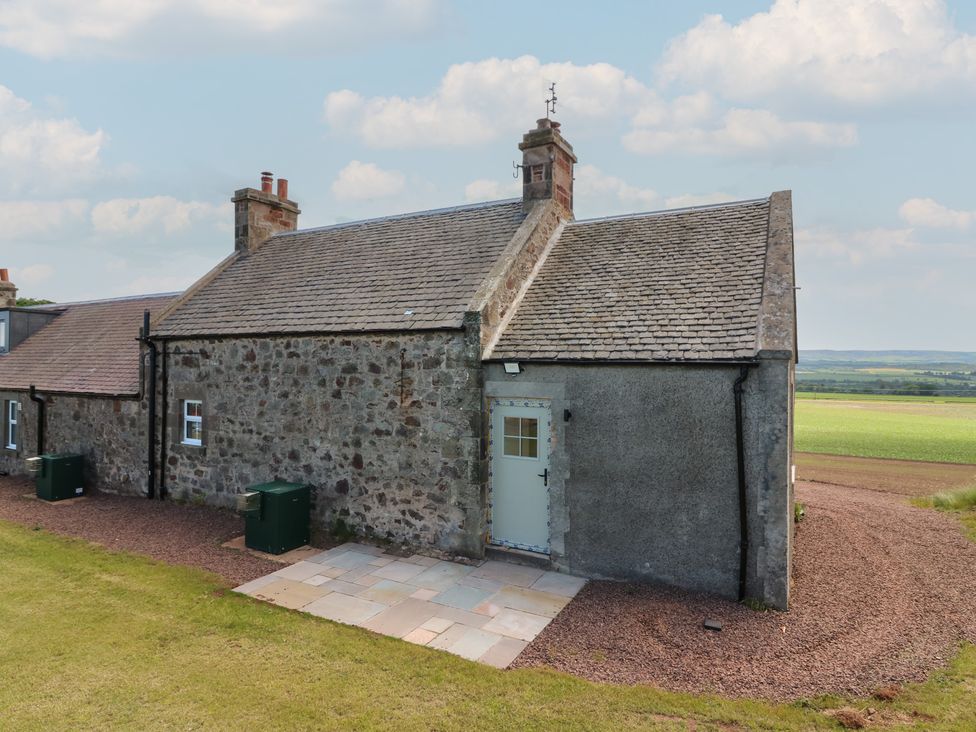 A house with a patio in front at No 6 - 2 bed Haddington
