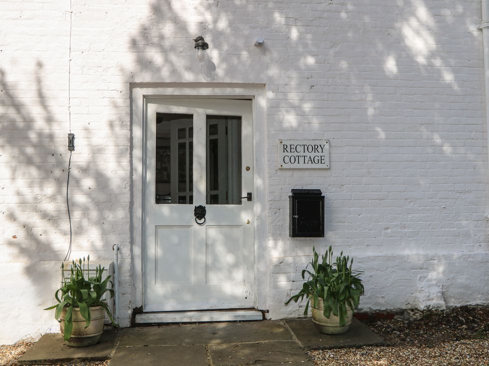 The entrance of Rectory Cottage in Chawton near Alton, Hampshire