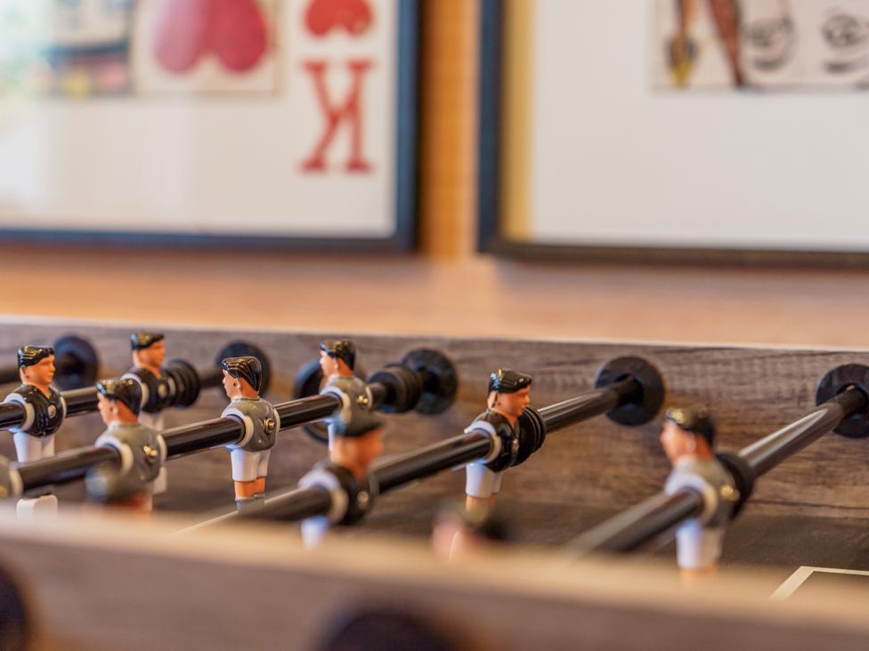 A foosball table with players at Leathes Head Country House Borrowdale near Keswick