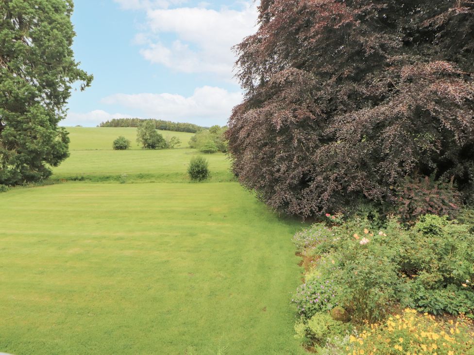 A garden with grass and trees at Westward Park, Westward near Wigton